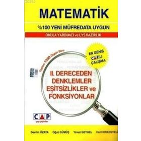 II. DERECEDEN DENKLEMLER EŞITSIZLIKLER VE FONKSIYONLAR PARABOL ÖĞRETEN MATEMATIK FASIKÜLLERI - GÜRAY KÜÇÜK