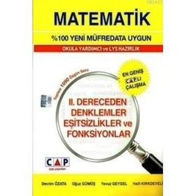II. DERECEDEN DENKLEMLER EŞITSIZLIKLER VE FONKSIYONLAR PARABOL ÖĞRETEN MATEMATIK FASIKÜLLERI - GÜRAY KÜÇÜK