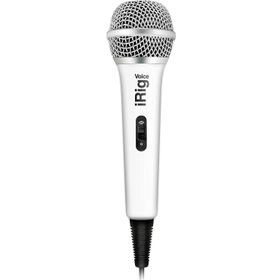 IK Multimedia iRig Voice Beyaz Karaoke Mikrofonu
