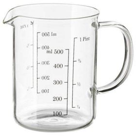 IKEA 0.5 lt Isıya Dayanıklı Cam Ölçü Kabı Ölçek