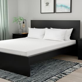 IKEA 00481462 Çift Kişilik Beyaz Yatak