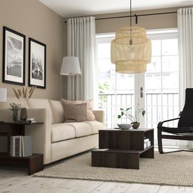 IKEA 00541418 Koyu Kahve Orta Sehpa