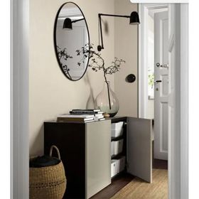 IKEA 09324590 Besta Venge Parlak Cila Bej Dolap Kombinasyonu