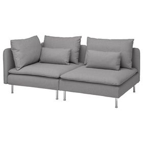 IKEA 09452101 Söderhamn Tonerud Gri 3'lü Kanepe