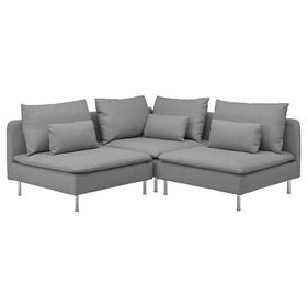 IKEA 09452101 Söderhamn Tonerud Gri 3'lü Kanepe
