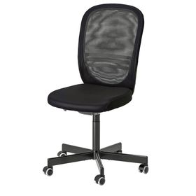 IKEA 10489028 Flıntan Siyah Çalışma Sandalyesi