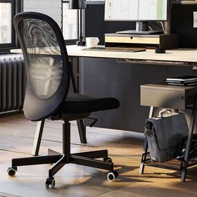 IKEA 10489028 Flıntan Siyah Çalışma Sandalyesi