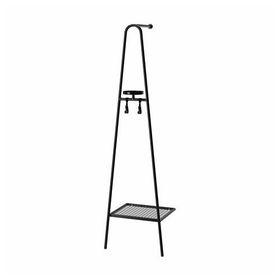IKEA 10585888 Alganas Siyah Ayaklı Askılık
