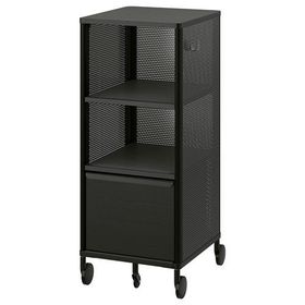 IKEA 20591370 Bekant Siyah Ofis Dolabı