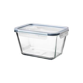 IKEA 365+ 1.8 L 21X15X12 CM Dikdörtgen Kapaklı Cam Saklama Kabı