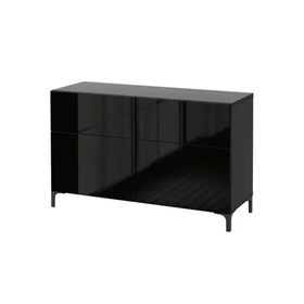 IKEA 39195271 Besta Venge Parlak Cila Siyah Dolap Kombinasyonu