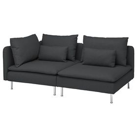 IKEA 39449621 Söderhamn Fridtuna Koyu Gri 3'lü Kanepe