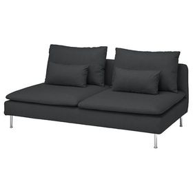 IKEA 39449621 Söderhamn Fridtuna Koyu Gri 3'lü Kanepe