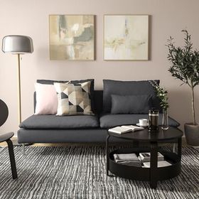 IKEA 39449621 Söderhamn Fridtuna Koyu Gri 3'lü Kanepe