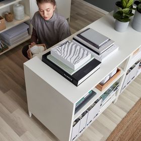 IKEA 40474761 Beyaz Ofis Dolabı