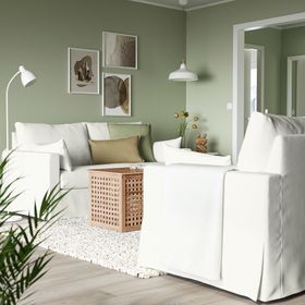 IKEA 49489616 2'li Beyaz Kanepe