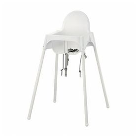 IKEA 49597512 Antilop Beyaz Mama Sandalyesi