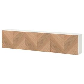 IKEA 59612084 Beyaz Meşe Kaplama Tv Sehpası