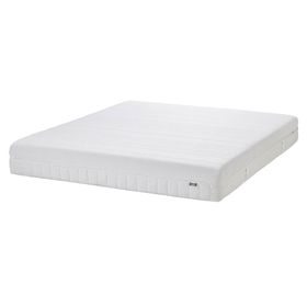 IKEA 60481647 Çift Kişilik Beyaz Yatak