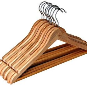 IKEA 8 Adet Bumerang Masif Ahşap Takım Elbise Kıyafet Askısı