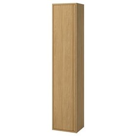 IKEA 80535079 Angsjön Meşe Görünümlü Boy Banyo Dolabı