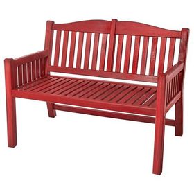 IKEA 90503799 Paronholmen Kırmızı Bahçe Bankı