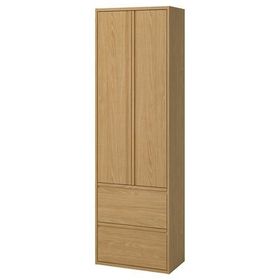 IKEA 90553162 Angsjön Meşe Görünümlü Boy Banyo Dolabı