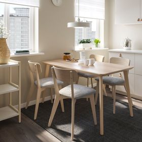 IKEA 99554826 Siyah Beyaz Masa Takımı