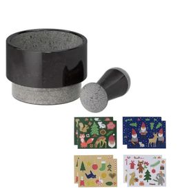 IKEA Adelsten 1 Siyah Pas Tutmaz Mermer Standart Moerser