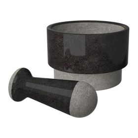 IKEA Adelsten Siyah Mermer 14 cm Havan Ve Tokmağı