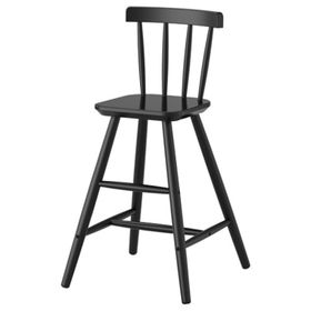 IKEA Agam Siyah Çocuk Sandalyesi