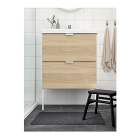 IKEA Alstern Koyu Gri 50x80 cm Ayak Havlusu