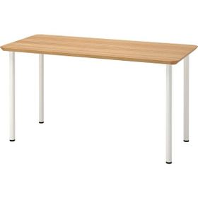IKEA Anfallare/Adils Bambu Beyaz 140x65 cm Çalışma Masası