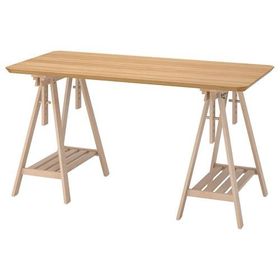 IKEA Anfallare/Mittback Huş 140x65 cm Çalışma Masası