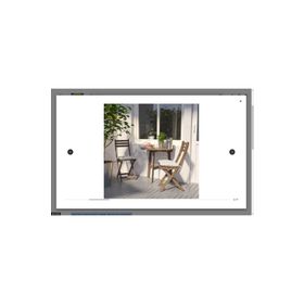 IKEA Askholmen Açık Kahverengi 70x44 cm Duvar Masası