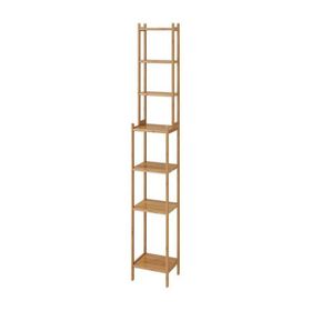 IKEA Bambu Ünitesi 33x163 cm Kare Model Doğal Banyo Düzenleyici Banyo Raf