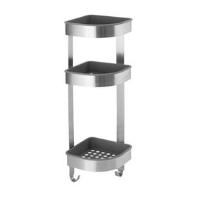 IKEA Banyo Duş Sepeti 19X58 cm Paslanmaz Çelik Raf