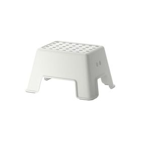 IKEA Bebek Çocuk Bolmen Kaymaz Tabanlı Beyaz Banyo Taburesi