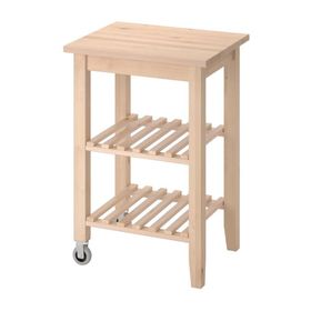 IKEA Bekvam Huş 58x50x85 cm Servis Arabası
