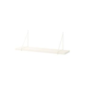 IKEA Bergshult Pershult Venge Beyaz 80x20 cm Duvar Rafı