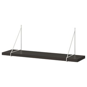 IKEA Bergshult Pershult Venge Beyaz 80x20 cm Duvar Rafı