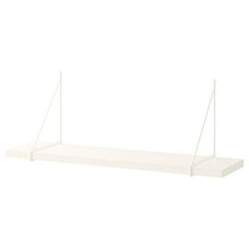 IKEA Bergshult Pershult Venge Beyaz 80x20 cm Duvar Rafı