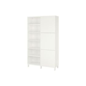 IKEA BESTA 120x42x202 cm Beyaz Kapaklı Kitaplık
