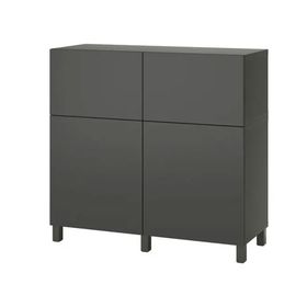 IKEA Besta 19555815 Koyu Gri Dolap