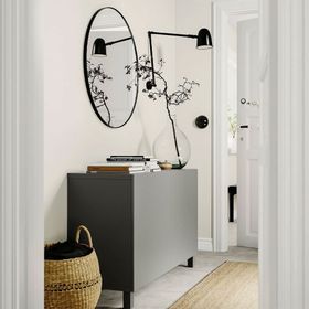 IKEA Besta 49508035 Koyu Gri Dolap