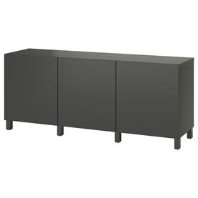 IKEA Besta 89508057 Koyu Gri Dolap