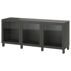 IKEA Besta 89508076 Koyu Gri Dolap