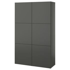IKEA Besta 89508142 Koyu Gri Dolap