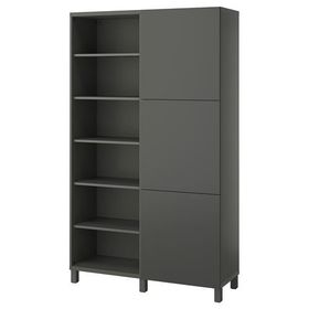 IKEA Besta 99508146 Koyu Gri Dolap