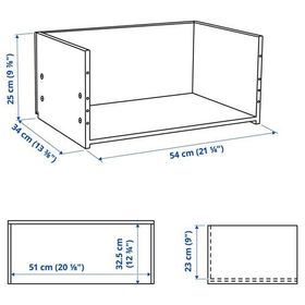 IKEA Besta Beyaz 60x25x40 cm Çekmece İskeleti